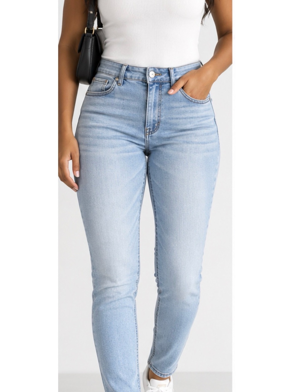 Wax Jean High-Rise Light Blue Skinny Jeans